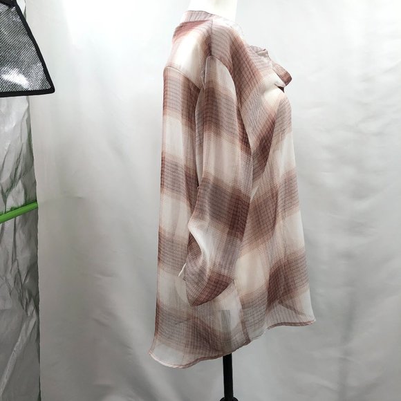 Streetwear Society | Pink Tan Plaid (Size L) - Picture 4 of 5